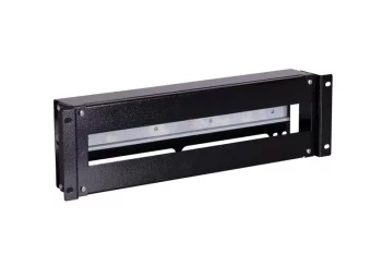 Панель ZPAS 19", модульна, з DIN-рейкою, чорна