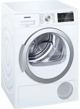 Сушильна машина Siemens тепловий насос, 8кг, A++, 60см, дисплей, білий