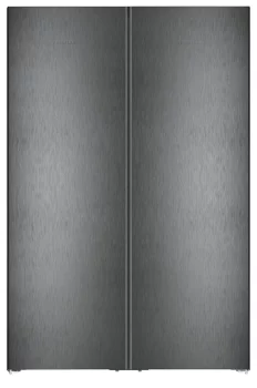 Холодильник Liebherr SBS, 185.5x119.4х67.5, холод.відд.-398л, мороз.відд.-271л, 2дв., A++, NF, диспл внутр., чорний