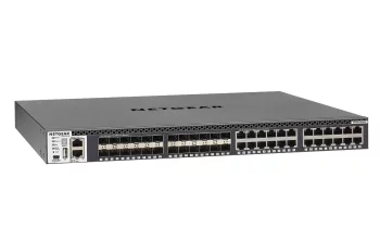 Комутатор NETGEAR M4300-24X24F (XSM4348S) 24xSFP+, 24x10GE, керований L3 з можливістю стекування