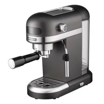 Кавоварка Ardesto  ріжкова 1.4л, мелена, ручний капучинатор, підігрів чашок, чорний