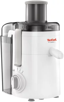 Соковитискач Tefal Frutelia + відцентрований 350Вт, чаша-0.95л, жмих-0.5л, пластик, біло-сірий