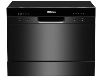 Посудомийна машина Hansa настільна, 6компл., A+, 55см, дисплей, чорний