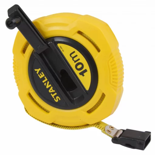 Рулетка вимірювальна FIBERGLASS довжиною 10 м, шириною 12,7 мм, в пластмасовому корпусі STANLEY 0-34-295