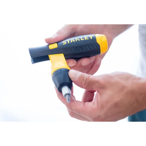 Бітотримач викруткового типу Pistol Grip Ratchet з храповим механізмом і набором з тридцяти семи біт STANLEY 0-63-038