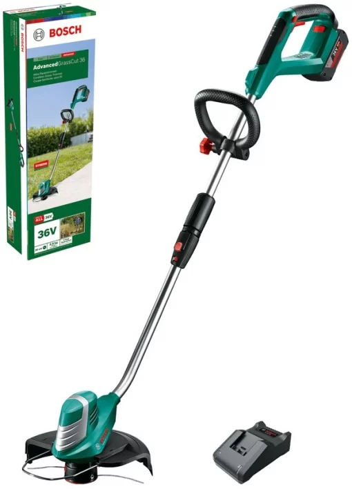 Тример садовий акумуляторний Bosch AdvancedGrassCut 36 36В 30см 1x2А·год ЗП AL3620CV 4.1кг