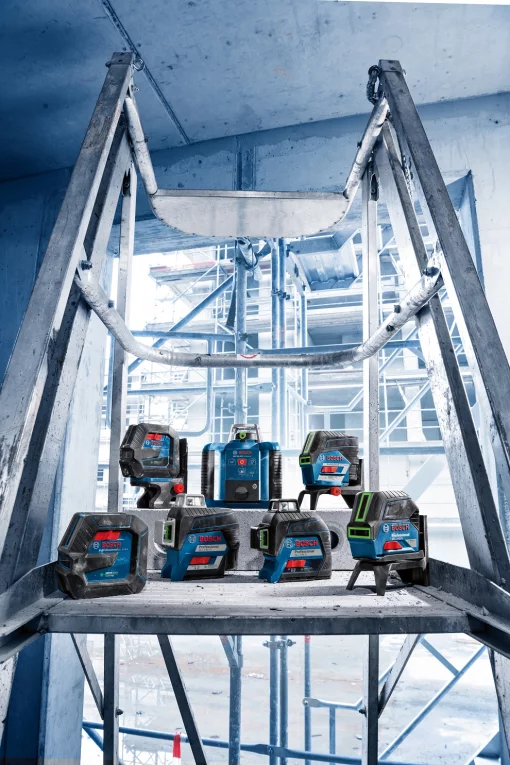 Нівелір лазерний ротаційний Bosch Professional GRL 300 HVG до 300м ±0.1мм/м зелений промінь 150/300/600об/хв тримач WM4 IP54 1.8кг зелений промінь кейс приймач LR1 пульт RC1 АКБ ЗП мішень