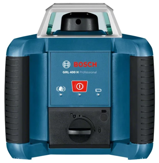 Нівелір лазерний ротаційний Bosch Professional GRL 400 H 20м/з 400м ±0.08мм/м червоний промінь 600об/хв кейс приймач LR1 IP54 2кг
