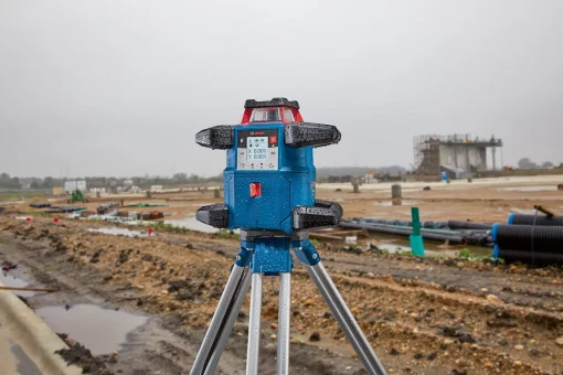 Нівелір лазерний ротаційний Bosch Professional GRL 600 CHV 600м ±005мм/м червоний промінь горизонталь ±01мм/м вертикаль 4.3кг