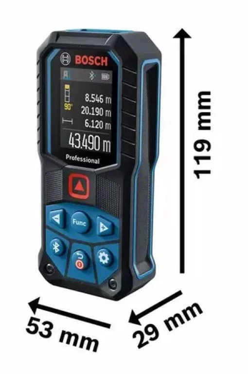 Далекомір лазерний Bosch Professional GLM 50-27 C, 0.05-50м, ±1.5мм, IP65, 0.2кг