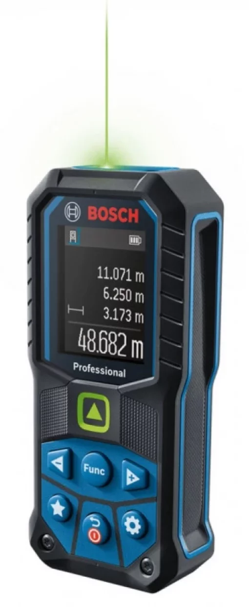Далекомір лазерний Bosch Professional GLM 50-25 G, 0.05–50м, ±1.5мм/м, з чохлом, 0.2кг