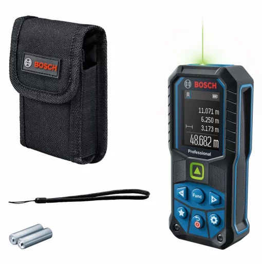 Далекомір лазерний Bosch Professional GLM 50-25 G, 0.05–50м, ±1.5мм/м, з чохлом, 0.2кг