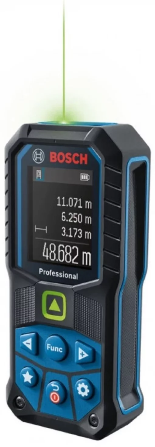 Далекомір лазерний Bosch Professional GLM 50-25 G, 0.05–50м, ±1.5мм/м, з чохлом, 0.2кг