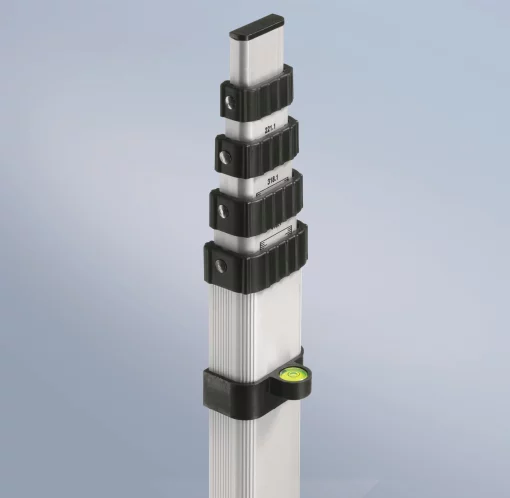 Рейка вимірювальна телескопічна Bosch Professional GR 500 алюмінієва для оптичних нівелірів 125-500см 5 секцій 1.716кг