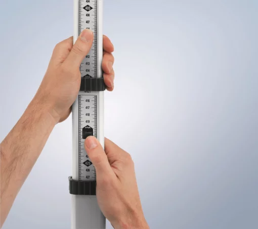 Рейка вимірювальна телескопічна Bosch Professional GR 500 алюмінієва для оптичних нівелірів 125-500см 5 секцій 1.716кг