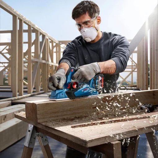 Рубанок акумуляторний Bosch Professional GHO 185-LI 18В 82мм стругання до 2.6мм паз до 9мм без АКБ та ЗП