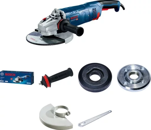 Шліфмашина кутова Bosch Professional GWS 24-230 JZ 230мм 2400Вт 6500об/хв 5.8кг плавн. пуск із системою захисту від пилу Cyclone Tech