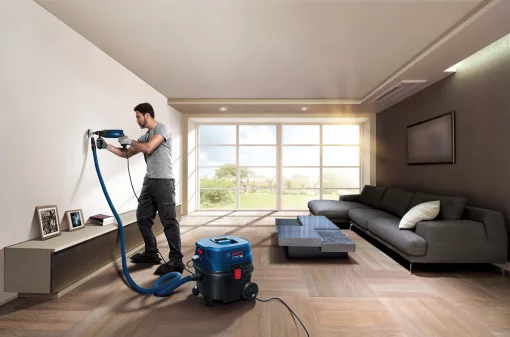 Пилосос професійний Bosch Professional GAS 12-25 PL 1350Вт 200мБар контейнер 25л НЕРА Н13 9кг