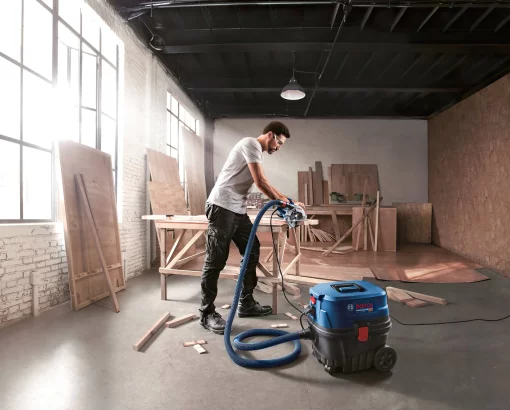 Пилосос професійний Bosch Professional GAS 12-25 PL 1350Вт 200мБар контейнер 25л НЕРА Н13 9кг