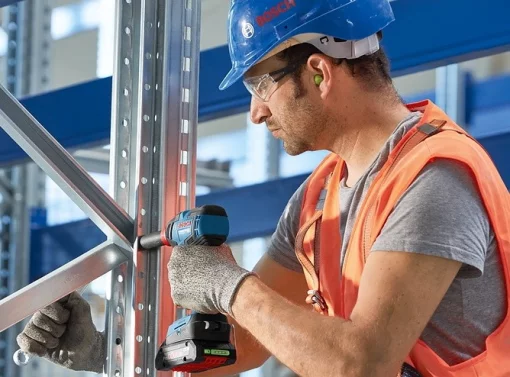 Гайковерт ударний акумуляторний Bosch Professional GDX 18V-200 З 18В АКБ 2х5А·год 200Нм 3400об/хв М6-М16 1.2кг