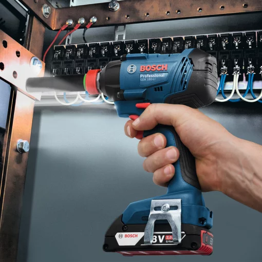 Гвинтоверт ударний акумуляторний Bosch Professional GDX 180-Li 18В АКБ 2х2А·год 180Нм 2800об/хв M6-M14 кейс 1.1кг