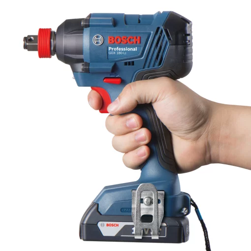 Гвинтоверт ударний акумуляторний Bosch Professional GDX 180-Li 18В АКБ 2х2А·год 180Нм 2800об/хв M6-M14 кейс 1.1кг