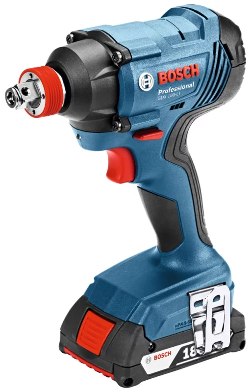 Гвинтоверт ударний акумуляторний Bosch Professional GDX 180-Li 18В АКБ 2х2А·год 180Нм 2800об/хв M6-M14 кейс 1.1кг