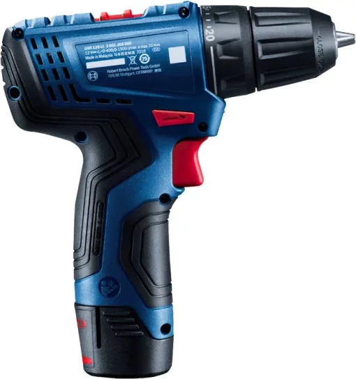 Шурупокрут-дриль акумуляторний Bosch Professional GSR 120-LI 12В 2х2А·год 14·30Нм 0-400·0-1500об/хв 2.5кг