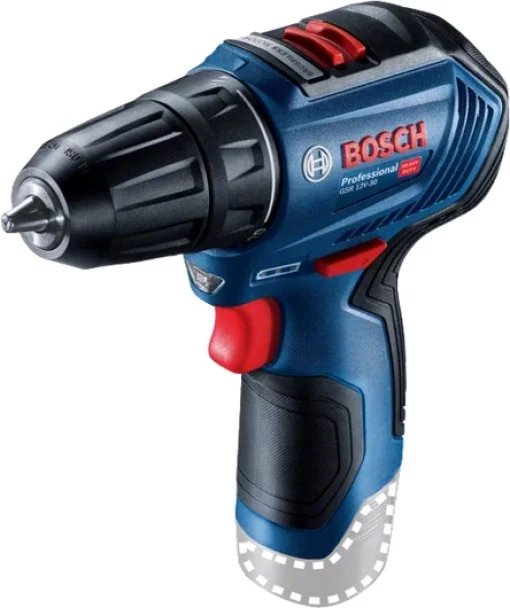 Шурупокрут-дриль акумуляторний Bosch Professional GSR 12 V-30 12В 30Нм 410·1600об/хв 0.8кг без АКБ та ЗП