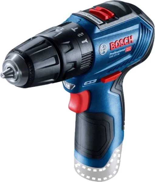 Шурупокрут-дриль ударний акумуляторний Bosch Professional GSB 12V-30 12В 18·30Нм 0-420·1600об/хв кейс 0.82кг без АКБ та ЗП