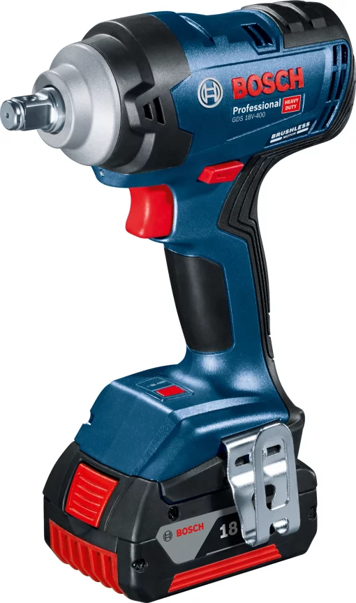 Гайковерт ударний акумуляторний Bosch Professional GDS 18V-400 18В 400Нм 2500об/хв кейс 1.25кг без АКБ та ЗП
