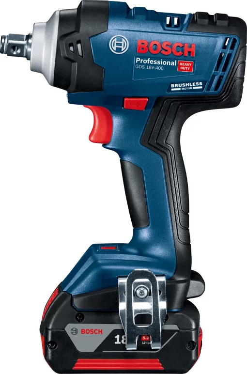 Гайковерт ударний акумуляторний Bosch Professional GDS 18V-400 18В 400Нм 2500об/хв кейс 1.25кг без АКБ та ЗП