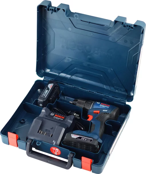 Шурупокрут-дриль акумуляторний Bosch Professional GSR 185-LI 18В 2х2.0А·год 50Нм 500·1900об/хв 0.9кг