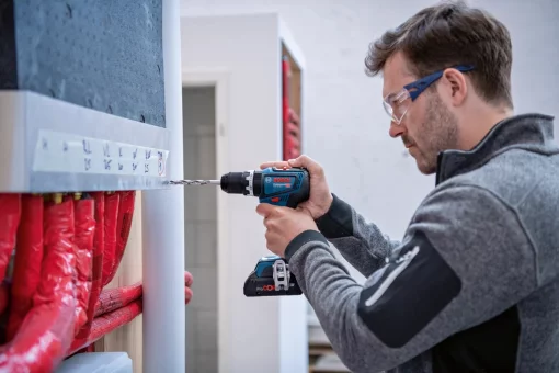 Шурупокрут-дриль акумуляторний Bosch Professional GSB 18V-90 C 18В 2х4А·год 36·64Нм 0-630·0-2100об/хв 1.2кг