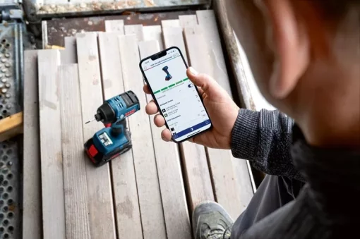 Гвинтоверт ударний акумуляторний Bosch Professional GDR 18V-220 C 18В 2х5А·год 215Нм 0-3400об/хв 1кг Bluetooth