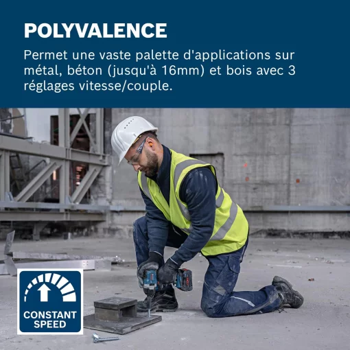 Гайковерт ударний акумуляторний Bosch Professional GDS 18V-750C 18В 270/380/750Нм до 3000об/хв квадрат 1/2" 1.7кг без АКБ та ЗП