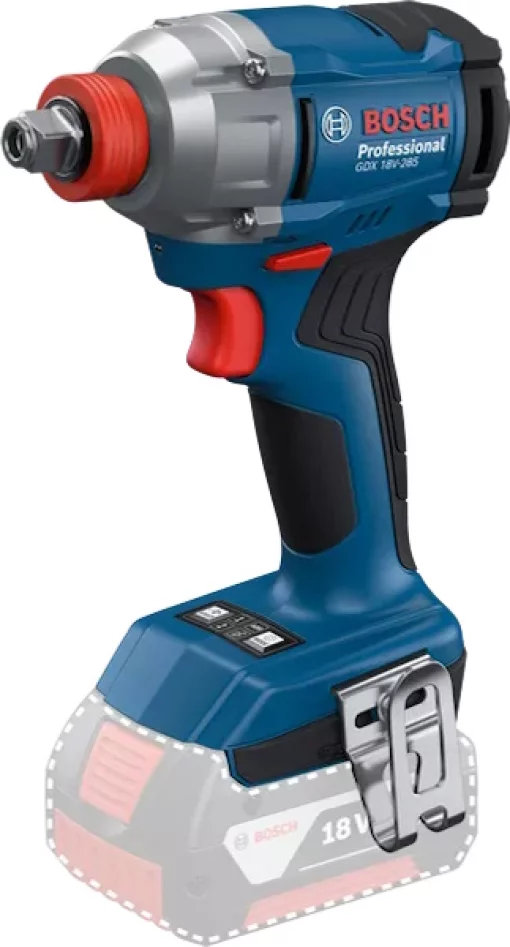 Гайковерт ударний акумуляторний Bosch Professional GDX 18V-285 + L-BOXX 18В 285Нм 2800об/хв 1.1кг без АКБ та ЗП