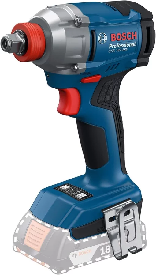 Гайковерт ударний акумуляторний Bosch Professional GDX 18V-285 18В 285Нм до 3600об/хв квадрат 1/2" 1.1кг без АКБ та ЗП