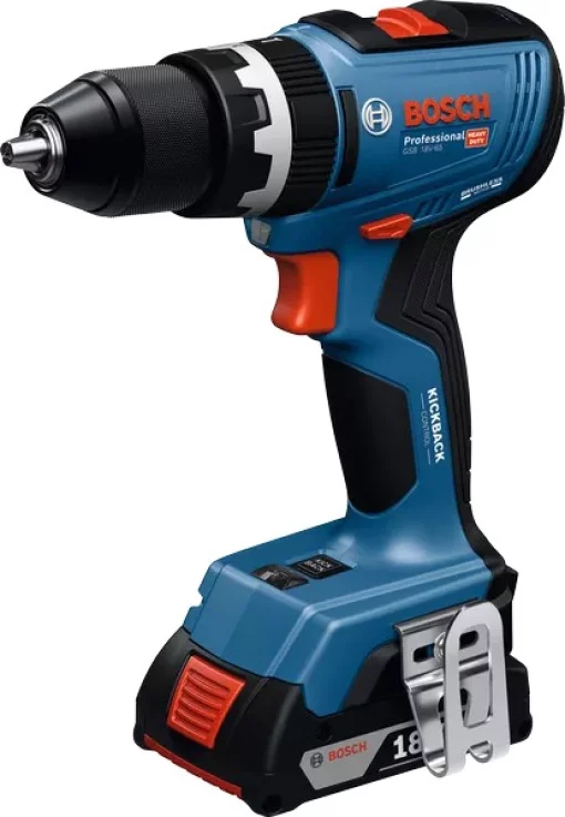 Шурупокрут-дриль ударний акумуляторний Bosch Professional GSB 18V-65 18В 2х2А·год 31·65Нм 0-2100об/хв ЗП GAL18V-20 кейс 1.12кг