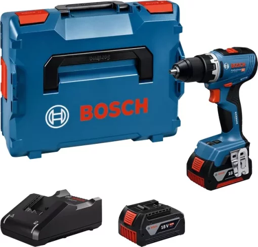 Шурупокрут-дриль акумуляторний Bosch Professional GSR 18V-65 18В 2х5А·год 21·55Нм 0-550·0-2100об/хв ЗП GAL18V-40 1.06кг