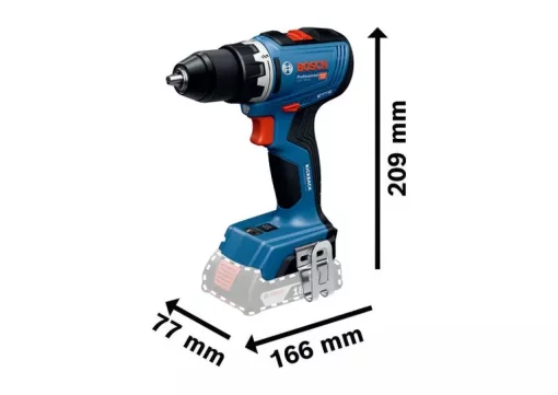Шурупокрут-дриль акумуляторний Bosch Professional GSR 18V-65 18В 2х5А·год 21·55Нм 0-550·0-2100об/хв ЗП GAL18V-40 1.06кг