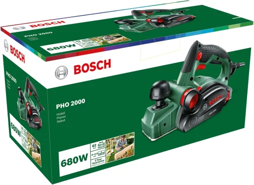 Рубанок Bosch PHO 2000 380Вт 80мм стругання до 2мм 2.58кг