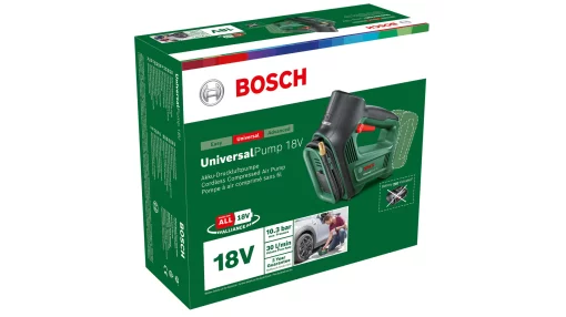 Компресор автомобільний акумуляторний Bosch UniversalPump, 18В, без АКБ та ЗП