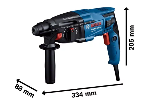 Перфоратор Bosch Professional GBH 220 SDS-plus 720Вт 2Дж 2.3кг
