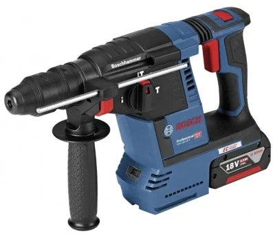Перфоратор акумуляторний Bosch Professional GBH 18 V-26 SDS-plus 18В акб 1х6А·год 2.6Дж 3.5кг