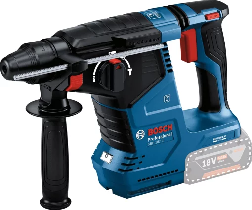 Перфоратор акумуляторний Bosch Professional GBH 187-LI SDS-Plus 18В 2.4Дж 2.9кг без АКБ та ЗП