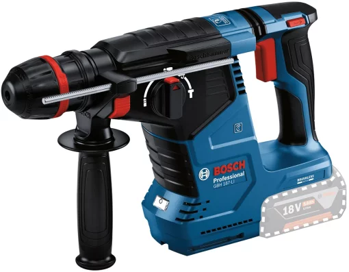 Перфоратор акумуляторний Bosch Professional GBH 187-LI SDS-plus 18В 2.4Дж 3кг без АКБ та ЗП