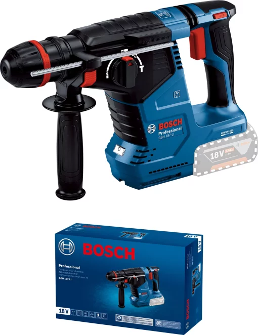Перфоратор акумуляторний Bosch Professional GBH 187-LI SDS-plus 18В 2.4Дж 3кг без АКБ та ЗП
