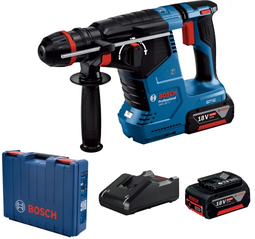 Перфоратор акумуляторний Bosch Professional GBH 187-LI ONE Chuck SDS-Plus 18В акб 2х5А·год 2.4Дж 2.9кг