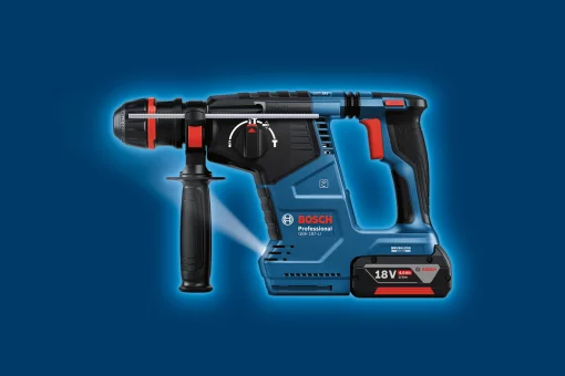 Перфоратор акумуляторний Bosch Professional GBH 187-LI ONE Chuck SDS-Plus 18В акб 2х5А·год 2.4Дж 2.9кг
